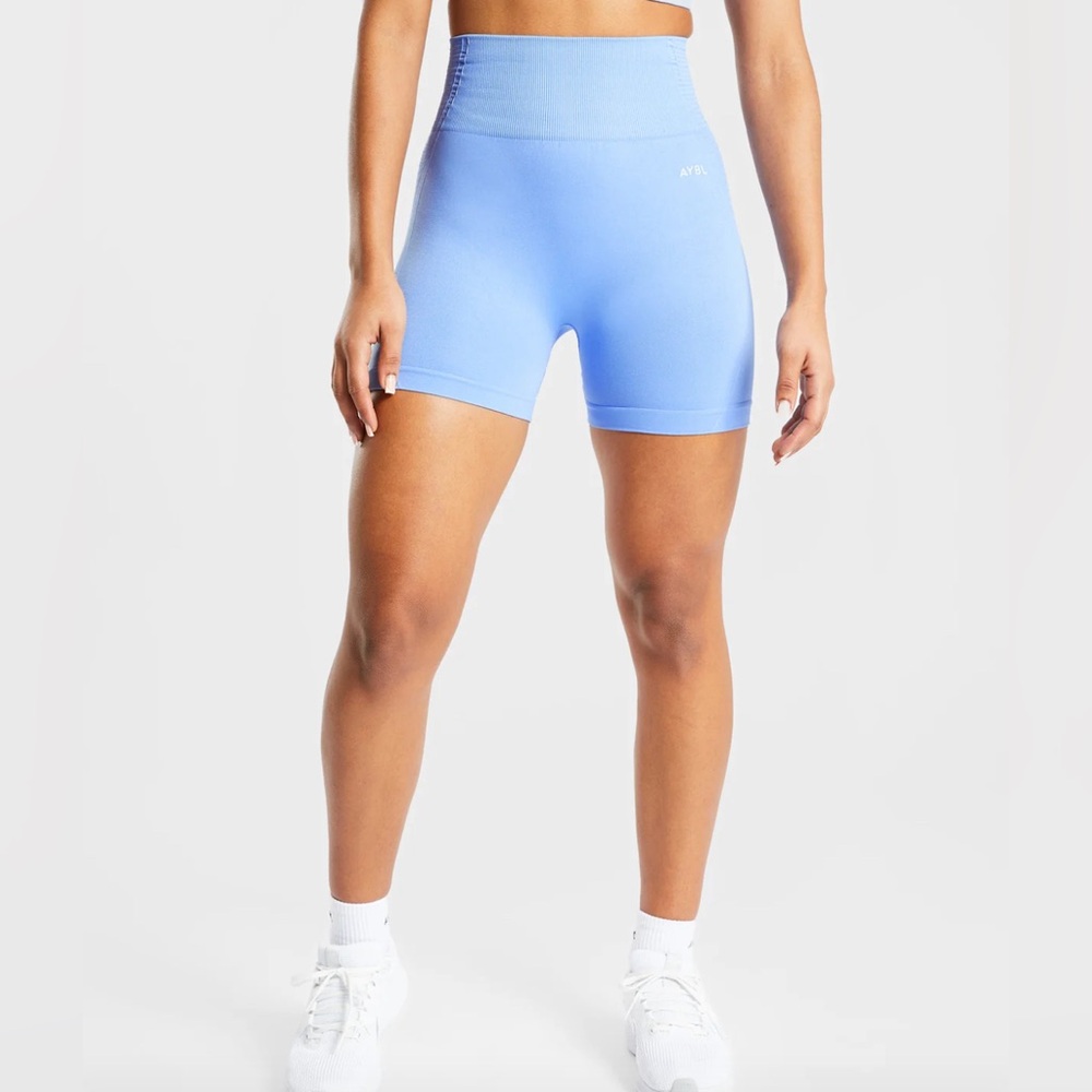 AYBL BALANCE V2 SEAMLESS SHORTS Chambray Blue